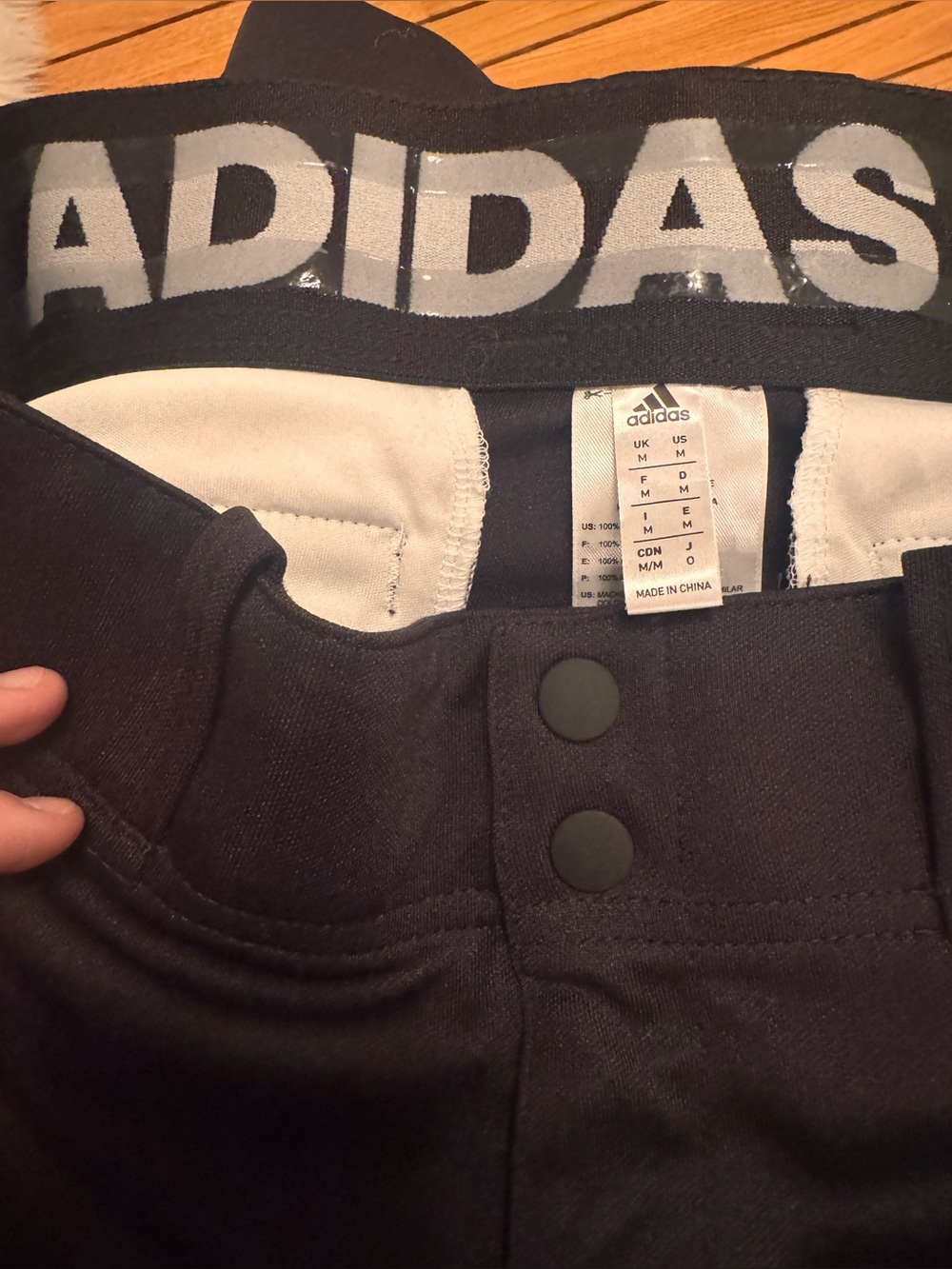 adidas Black men’s baseball pants - Picture 6 of 6